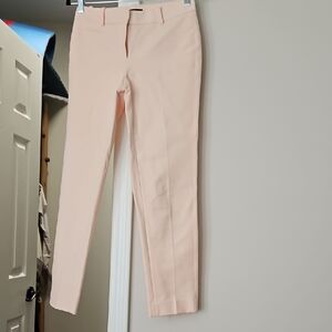 White House Black Market Peach Ankle Pants